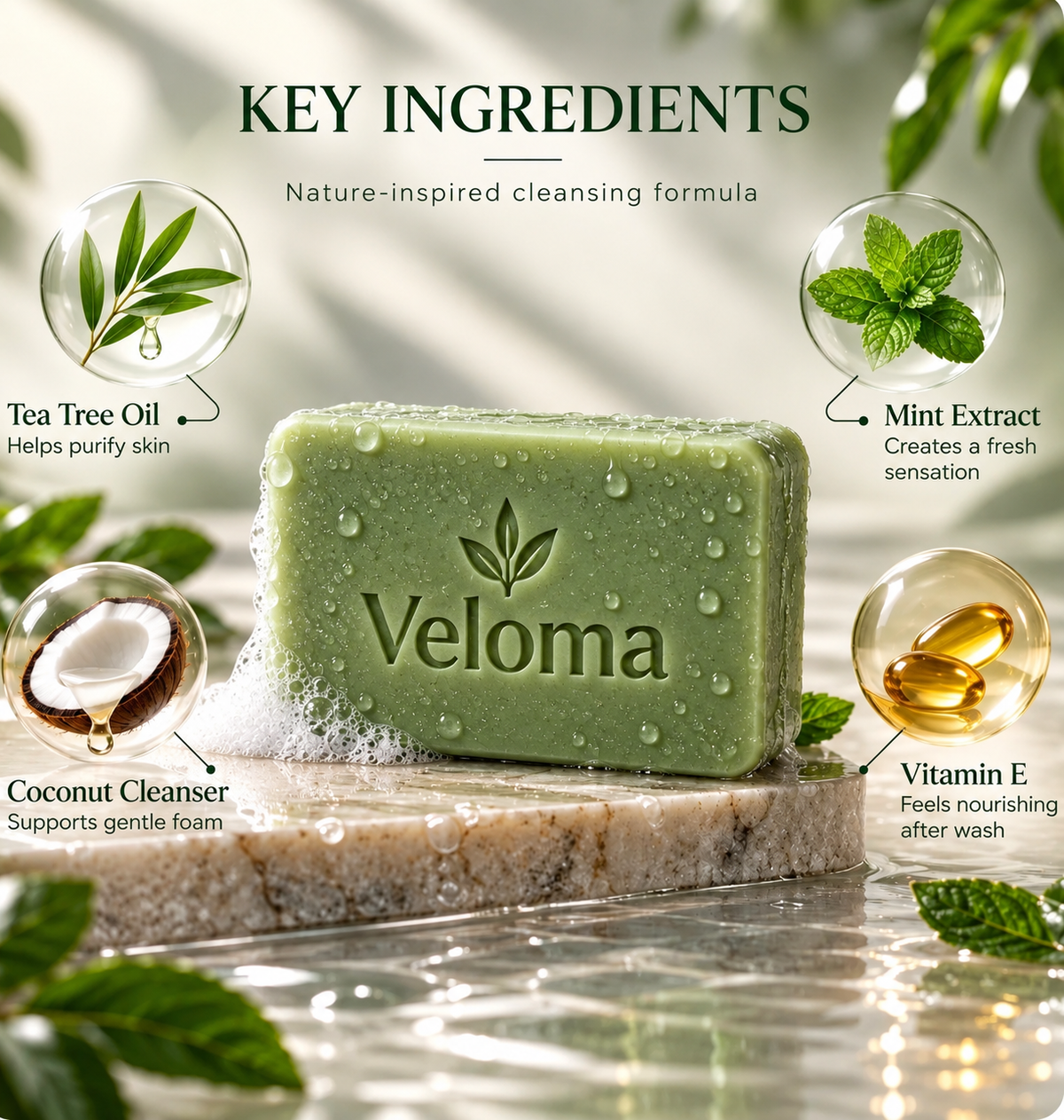 VELOMA™ Antifungal Soap